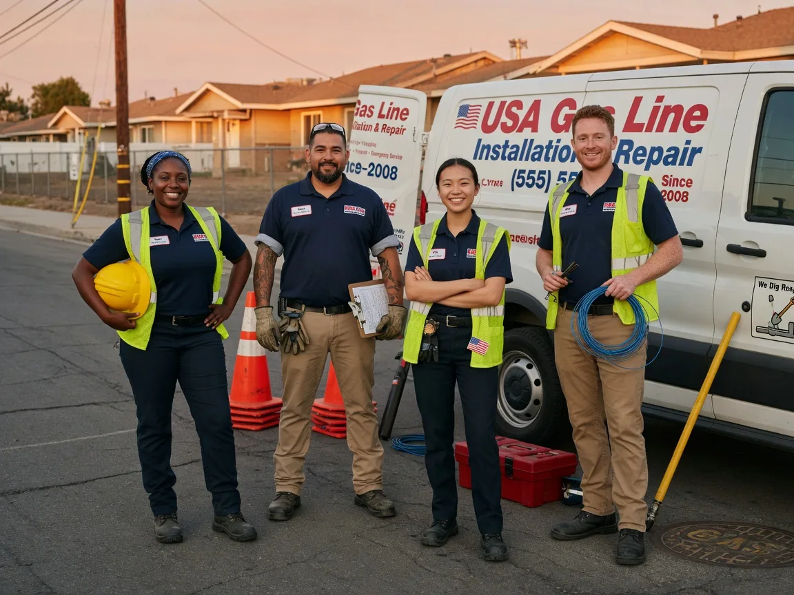 Gas Line Installation company in Central, LA